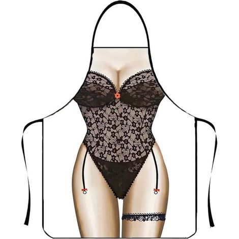 Delantales de cocina divertidos,delantal sexy 3D,delantal sexy para hombres y mujeres,fiesta de cumpleaños para adultos,regalos divertidos