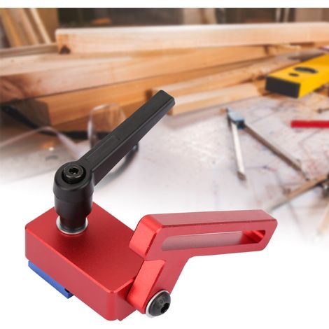 Butée de rail d'onglet pour outil de travail du bois de type 30, limite de longueur précise (1/5)
