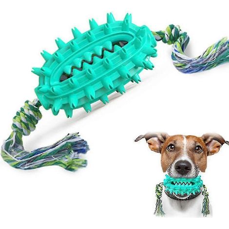Brosse à dents pour chien, jouet à mâcher quasi indestructible, jouet à mâcher résistant et puissant, corde de nettoyage des dents pour chiens de petite, moyenne et grande taille (1/5)