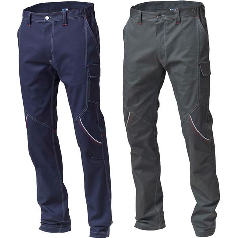 Siggi Boston 20PA1148 Arbeitshose mit mehreren Taschen - XXXL - Bleu