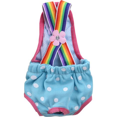 Pantalones con tirantes sanitarios para perros pequeños, pañales fisiológicos. (1/5)