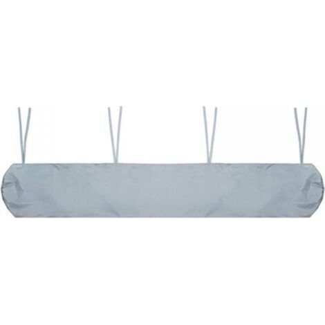 Store de jardin avec sac de rangement, résistant aux UV, à la poussière, à l'eau, à la neige et à la pluie (300 m, gris)