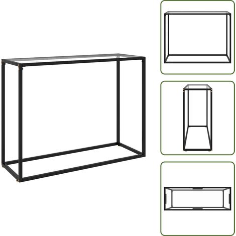 Konsolentisch Transparent 100x35x75 cm Hartglas - Konsolentisch - Wohnzimmermöbel - Sideboard - Nachttisch - Transparenter Tisch (1/5)