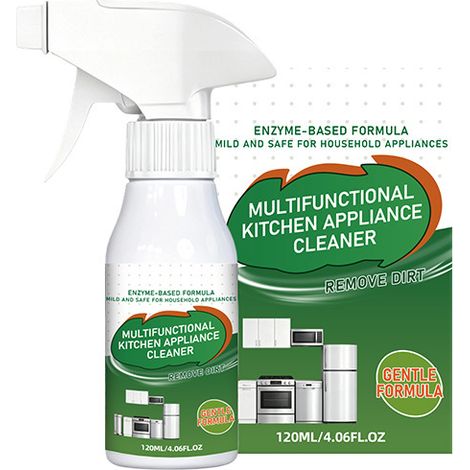 Multi-purpose household cleaner, mild formula for removing grease and dirt from kitchen appliances, microwave, refrigerator and oven. (1/5)