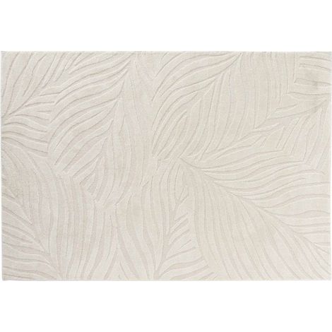 Tapis Shaggy Relief "Ankara" 160x230cm Beige (1/4)