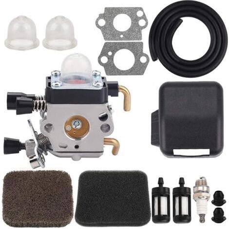 LaBlanc - Carburateur pour tondeuse à gazon Carburateur Pour STIHL FS75 FS80 FS 85 KM80 KM85 FC75 taille-bordures Kits de mise au point carburateur + couvercle de filtre à Air carburateur (1/5)