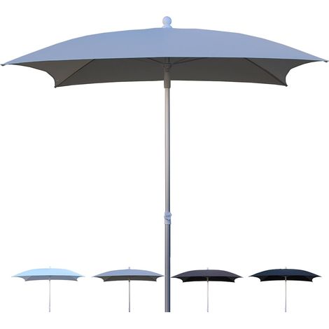 Quadratischer Profi-Sonnenschirm für Terrasse, Garten, Pool Superalux - Beige