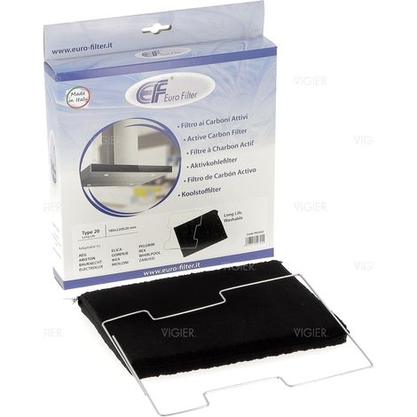 Filtre a charbon hotte Lavable Elica Whirlpool type 20 (1/5)