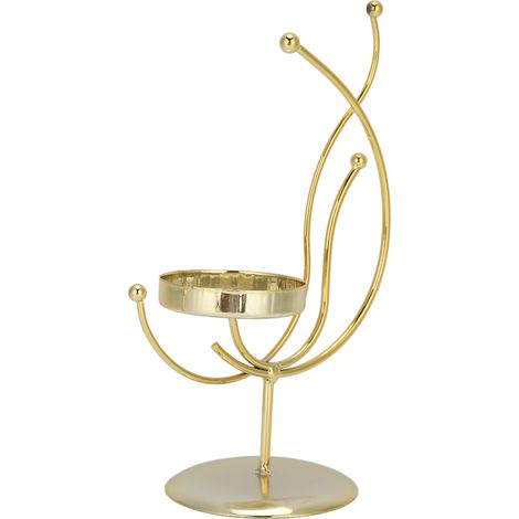 Brûle-encens en métal doré, porte-bâtonnet à main, bougeoir élégant pour salon, bureau, chambre, accessoire de décoration fumigène. (1/5)