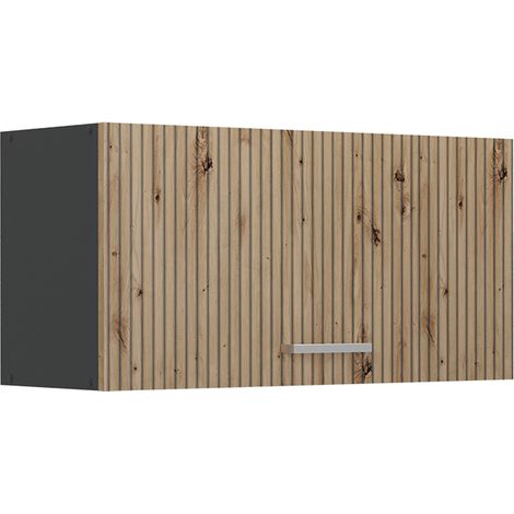 Hängeschrank R-Line, Artisan-Eiche/Anthrazit, 80 cm Flach, Vicco (1/5)