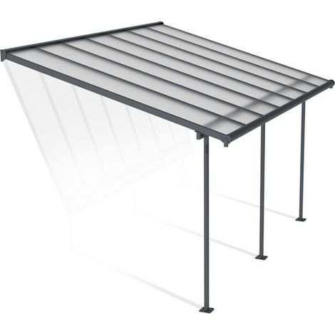Canopia Sierra Marquesina Pérgola De Aluminio 3X4.25 m Gris (1/5)