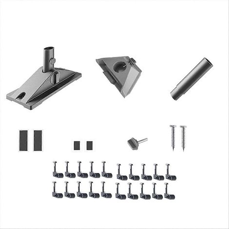 Pour support Mini, pour support pivotant avec adaptateur de tuyau et mât, support mural extérieur sur toit (1/5)