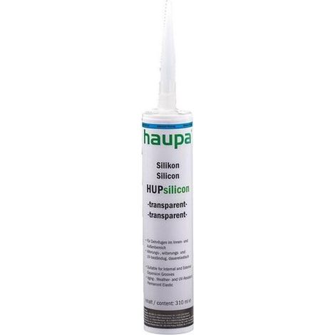 Haupa TRANSP.HUPSILICON KARTU. 310ML (170200 PROFI SILIKON)