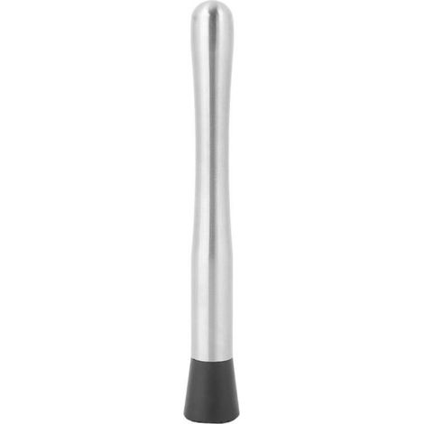 YICUI Pratique En Acier Inoxydable Pilon Cocktail Muddler Durable Muddler Ice Muddler Marteau Mélangeur (1/4)