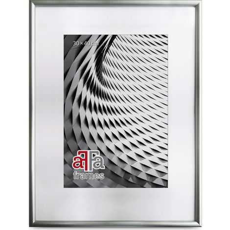 Finger Holzrahmen silber One Art Finger Holzfotorahmen 40x60 cm silber 1 Stück. (1/2)