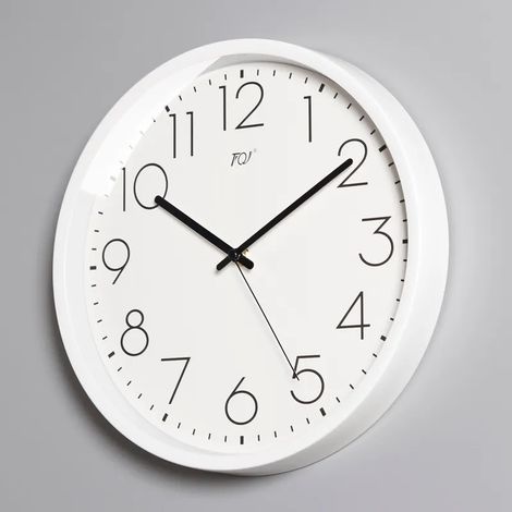 Horloge murale à quartz créative moderne, horloge de salon, calendrier perpétuel-12 pouces (30.5 cm) (1/4)