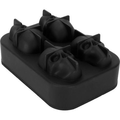 Moule à Glace en Silicone Forme de Crâne pour Cocktails Originaux - Idée Fête d'Été (1/5)