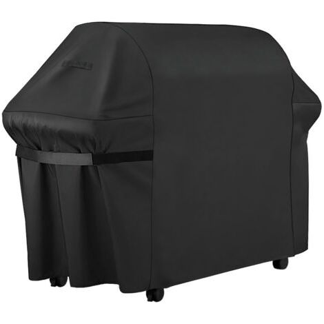 Housse de protection pour barbecue d'extérieur, imperméable et résistante aux UV, bâche noire, 145 x 61 x 117 cm (1/5)