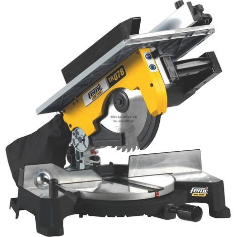 Femi TRONCATRICE PER LEGNO CON PIANETTO SUPERIORE ''TR078'' 1800 W ø 250 mm