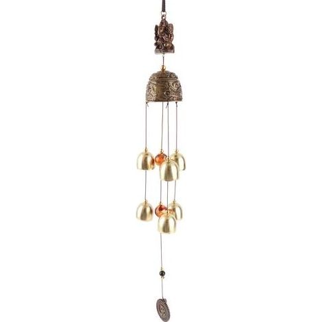 Ornement suspendu bonne chance Feng Shui, cloches de couleur, carillons éoliens, décoration de maison chinoise (feuilles) (1/5)