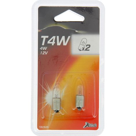 XLTECH 2 ampoules Temoins T4W 12V