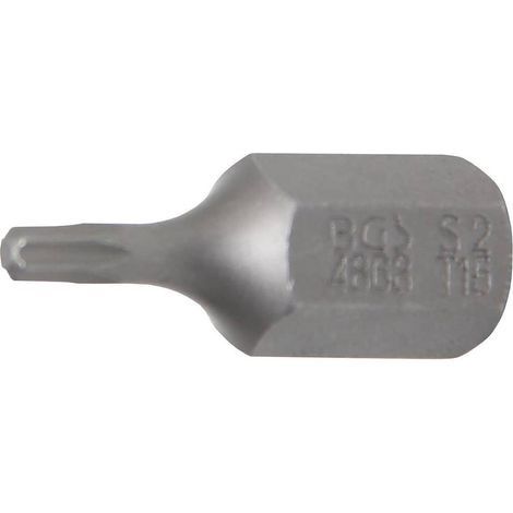 Embout T15 Torx 10 mm (3/8) - L. 30 mm - Précision et Durabilité, Acier - D-Work
