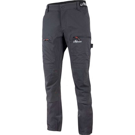U-POWER PANTALONE ESTIVO HARMONY SLIM GRIGIO TG.XXL