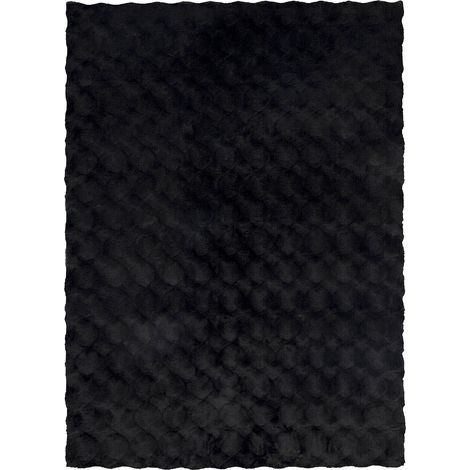 Tapis shaggy anthracite doux et résistant 27 mm - 150 x 80 cm (1/5)