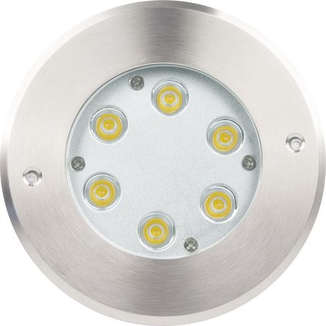 Foco Exterior LED 7W Empotrable Suelo Inox Veyra 3000K Blanco Cálido