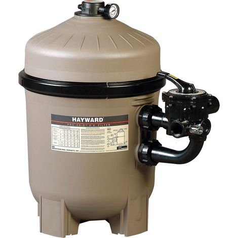 Hayward – Filtre à diatomée 16m³/h – Débit max 16 m³/h – Finesse de filtration 2 à 5 microns – Diamètre 660 mm – DE3620EURO (1/4)