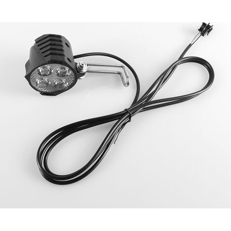 Phare LED pour vélo électrique 12V-72V étanche avec klaxon, phare universel - FM