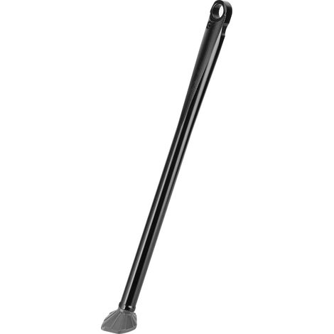 Fixations latérales en alliage d'aluminium usinées CNC, adaptées aux Husqvarna FE 250 FE 350 TE 125, poteau noir avec base grise. (1/5)