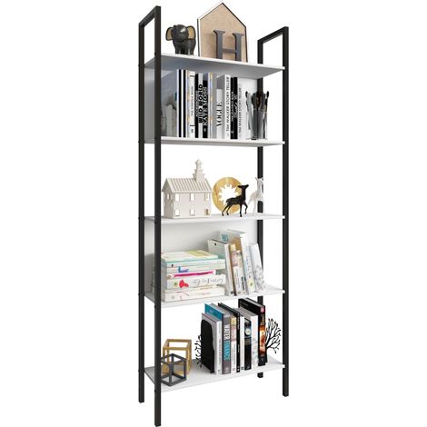 Metallo Stand Scaffale Libri Flakos 5x 165x62x24 - VCM