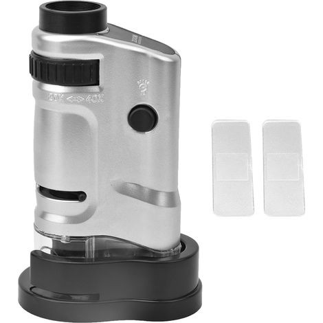 Loupe de Poche LED 20-40X avec Microscope Intégré pour Observation Précise (1/5)