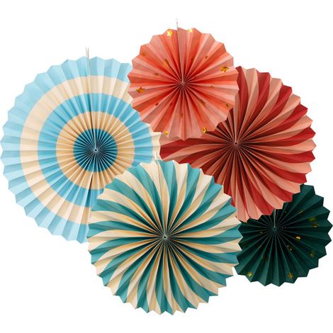 Rosetones decorativos Circus, set, 26-43 cm (1 paquete / 5 uds.)