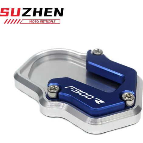 (Bleu-F900R) Compatible avec BMW F900R F900 F900XR F 900 X XR 2020 - Accessoires moto : béquille latérale, extension, plaque de support maxpower (1/4)