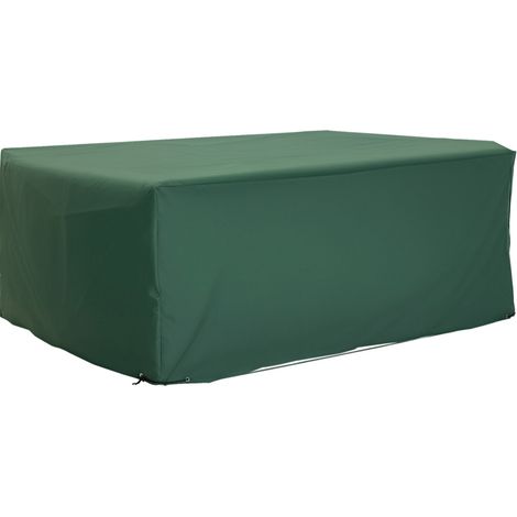 Copertura protettiva per mobili da giardino 600D Oxford verde 210 x 140 x 80 cm MODENUIT (1/5)