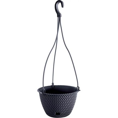 Splofy Round W DSPW230 Hängeblumentopf anthrazit Prosperplast