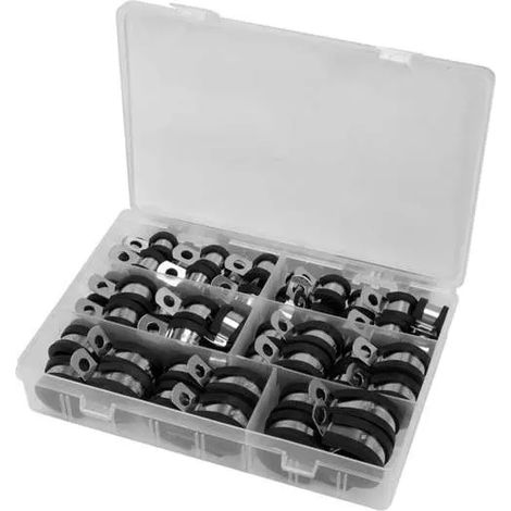 Set fascette Yato yt-067834 rivestite in gomma resistenti alla corrosione