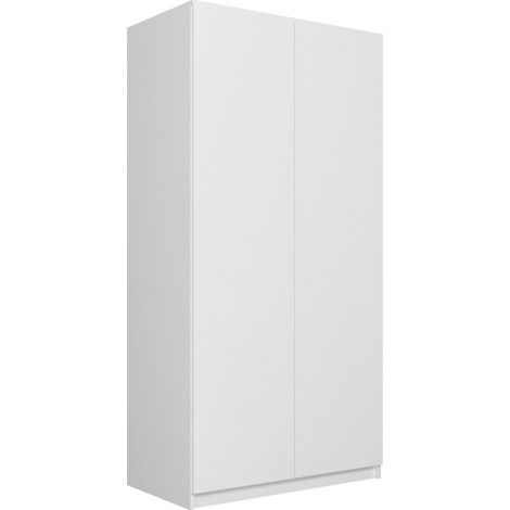 ESME - Scandinavian style double bedroom wardrobe - 90x50x180 - 2 doors - Dressing room