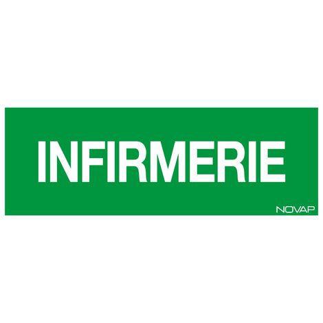 Panneau Infirmerie - Rigide 330x120mm - 4140698