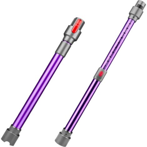 Trade-Shop Teleskoprohr Saugrohr lila 48cm bis 70cm kompatibel mit Dyson 967477-03 967477-04 967477-05 967477-06 967477-07 967477-08 967477-09