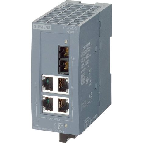 Switch Ethernet Siemens SCALANCE 4 Ports RJ45, 100Mbit/s, montage Rail DIN ( Prix pour 1 ) (1/2)