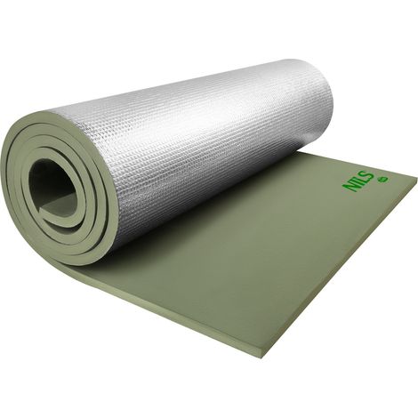 Camping Sleeping Mat, EVA Foam, Aluminum, 190x60x1.2 cm, Green (1/5)