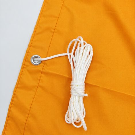 Voile d'ombrage auvent ondulé sur mesure jaune doré Oxford 19 15 × 10 × 5 cm 250 g – Livraison gratuite (1/4)