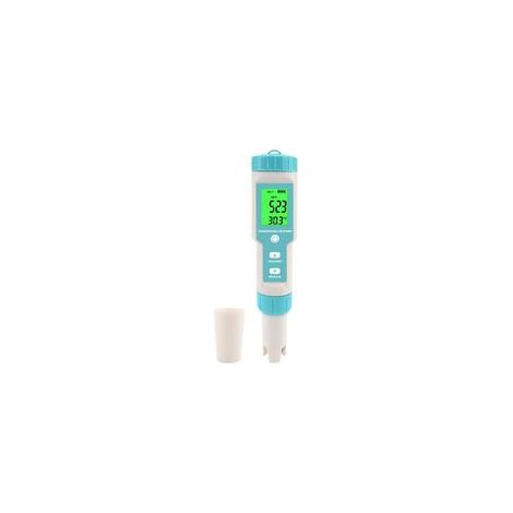 PH-Messgerät, 7-in-1-Salzgehalt/PH/SG/TDS/EC/ORP/Temp-Messgerät, Wasserqualitätsmonitor-Tester für Schwimmbäder, Hydrokultur, Trinkwasser, Aquarien PH-Messgerät (1/5)