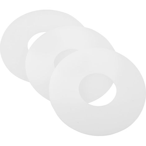 Joint D’évacuation des Toilettes Blanc en Silicone 3 Pièces 3 (1/5)