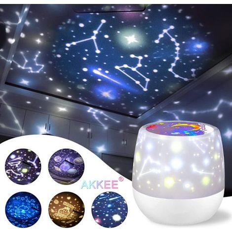 Filiyano – lampe ciel étoilé – Projecteur LED, lampe ciel étoilé, veilleuse ciel étoilé pour enfants (1/3)