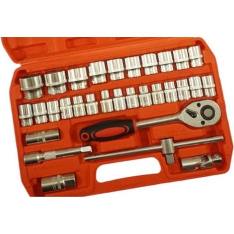 Coffret Douilles 1/2 8-32 mm - 32 Pcs - Acier - Outils Pratiques et Polyvalents - Bricolage et artisanat - Beast (1/5)