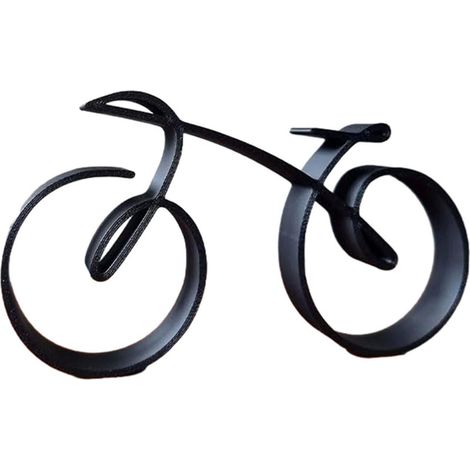 Fahrrad-Eisenkunst-Ornament, exquisite tragbare Tisch-Handwerkskunst für den Tisch (1/5)